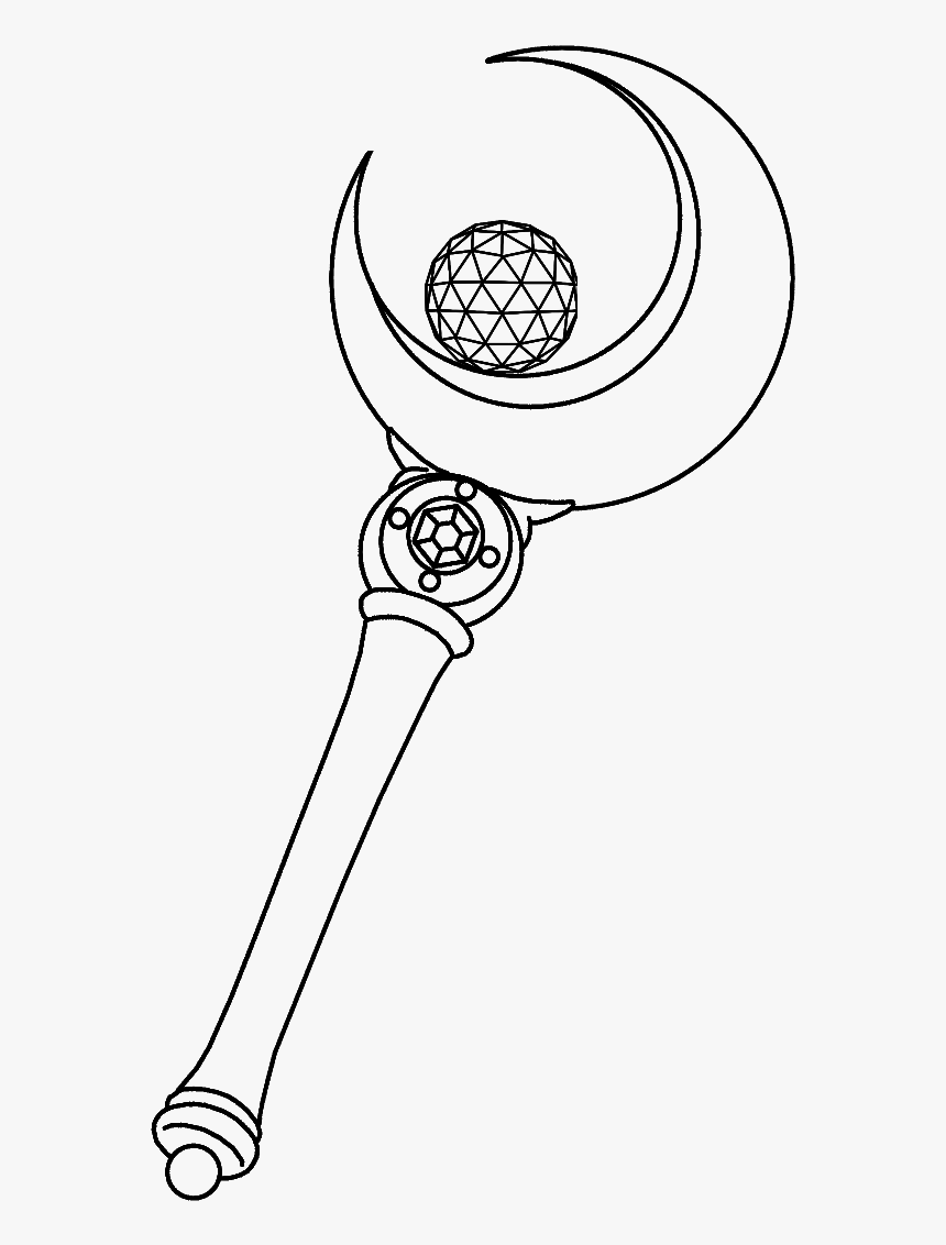 Sailor Moon Clipart Stick - Baculo De Sailor Moon, HD Png Download, Free Download