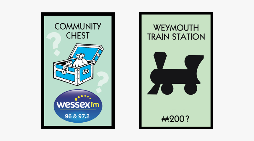 Monopoly Cards - Wessex Fm, HD Png Download, Free Download