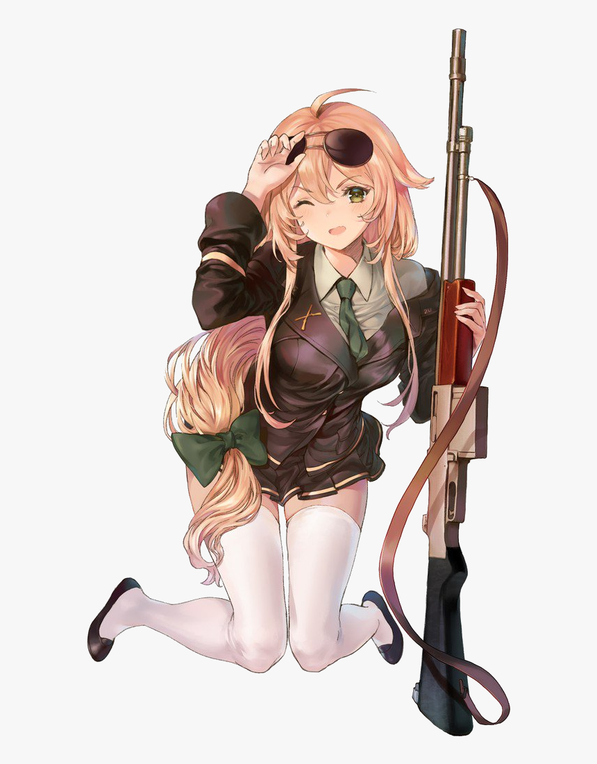 Transparent Anime Bow Png - Girls Frontline M1918 Bar, Png Download, Free Download