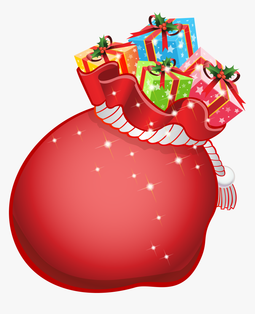 Santa Bag Png, Transparent Png, Free Download