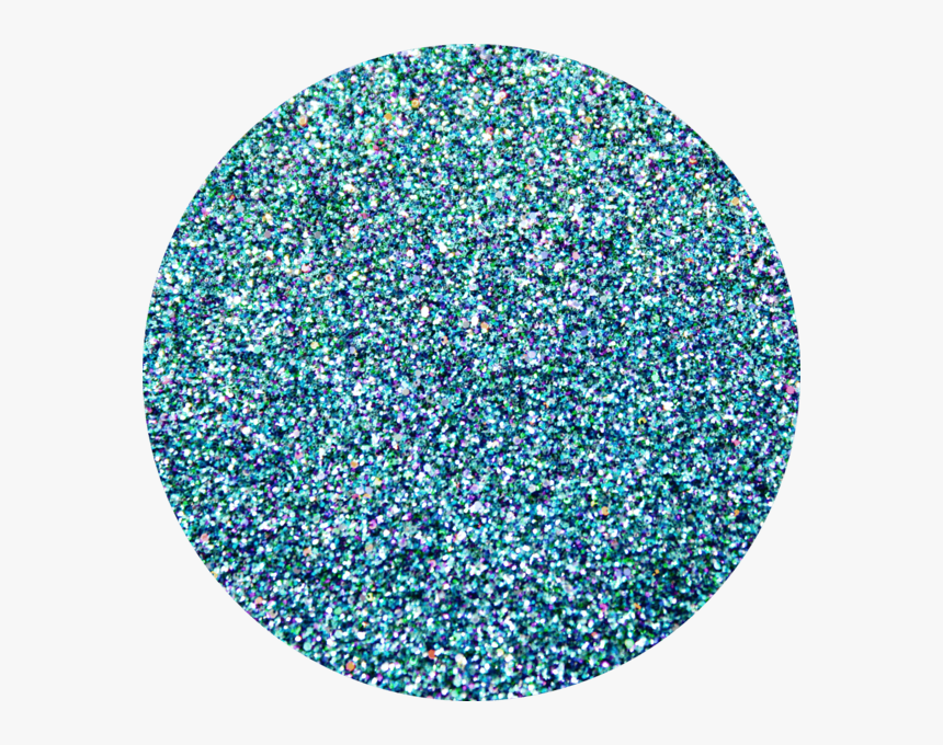 121 Mermaid - Blue Glitter Circle Png, Transparent Png, Free Download