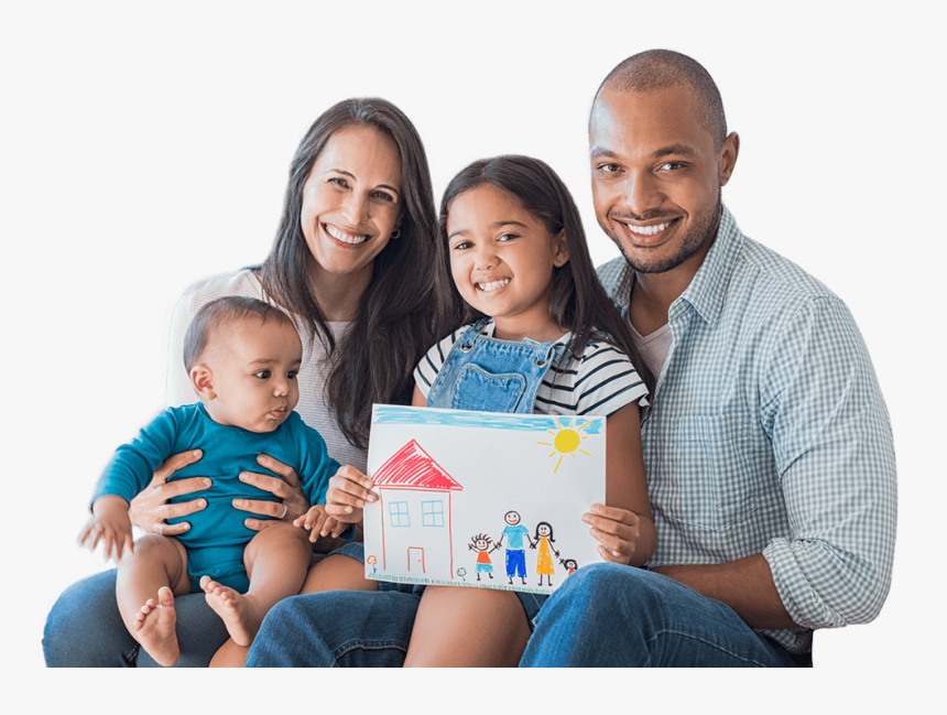 Happy Family Home, HD Png Download, Free Download