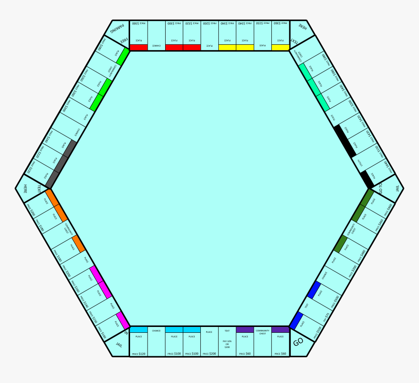 Image Royalty Free Download Sided Monopoly By - Blank Monopoly Board Template, HD Png Download, Free Download
