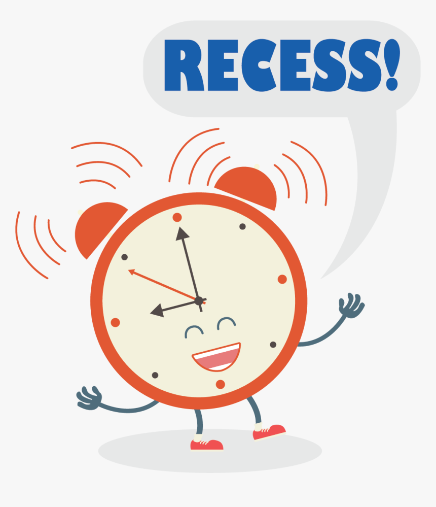 Recess Clock - Wake Up Clipart Alarm, HD Png Download, Free Download