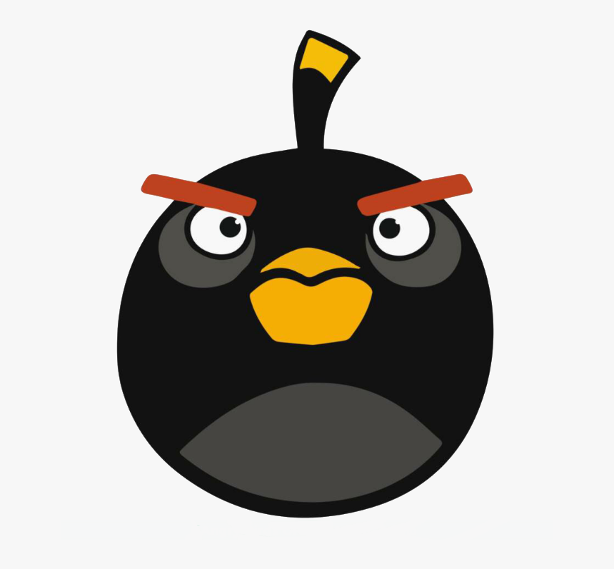 Classicbomb2 - Angry Bird Black, HD Png Download, Free Download