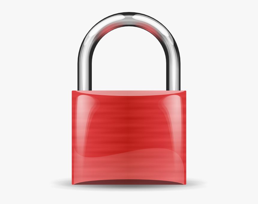 Padlock Red Svg Clip Arts - Padlock Green Svg, HD Png Download, Free Download