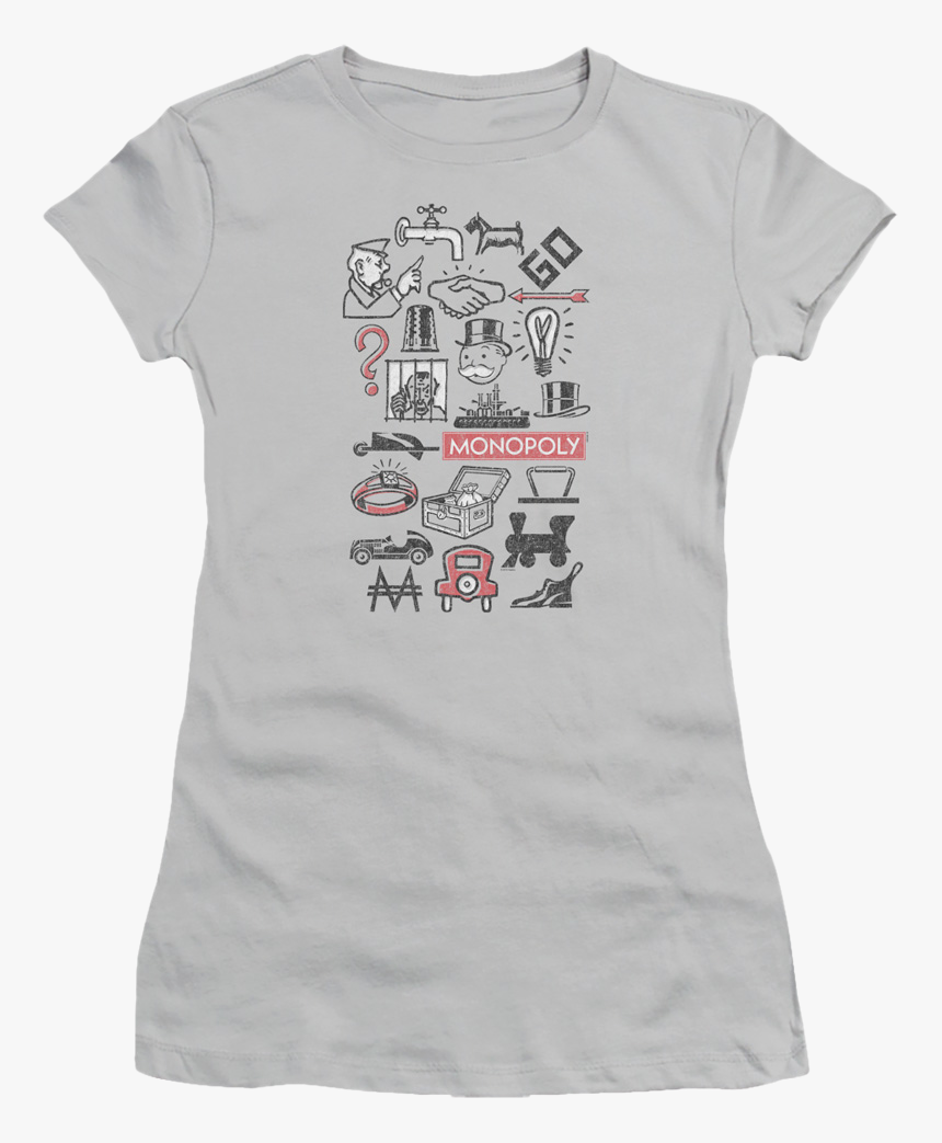 Junior Icons Monopoly Shirt - Monopoly Shirt, HD Png Download, Free Download