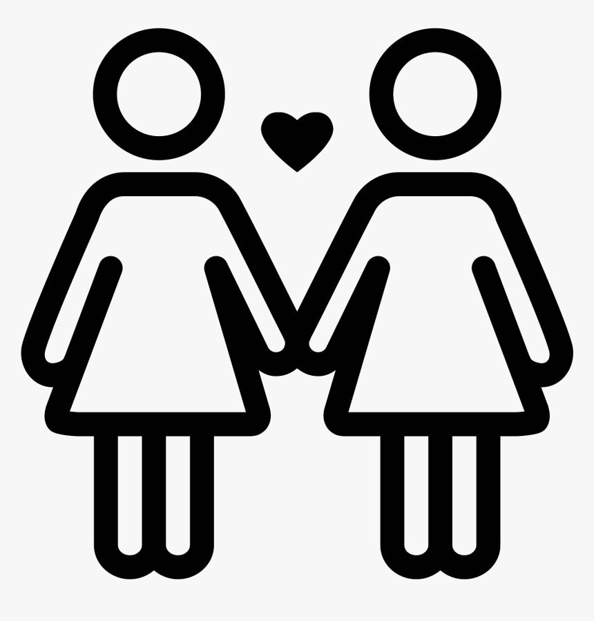 Computer Icons Woman Clip Art - Lesbian Icon, HD Png Download, Free Download