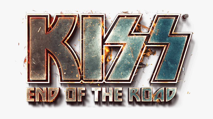 Kiss Band Logo Png - Kiss End Of The Road Logo, Transparent Png, Free Download