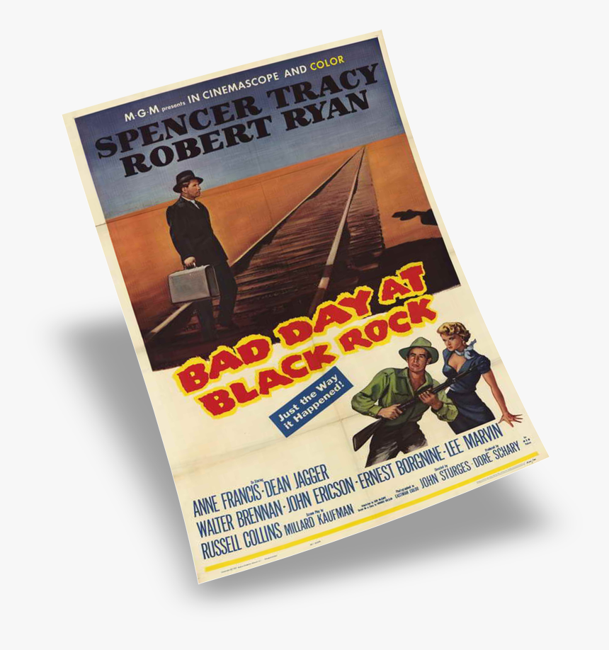 - Pop Culture Graphics Bad Day At Black Rock Poster - Flyer, HD Png Download, Free Download