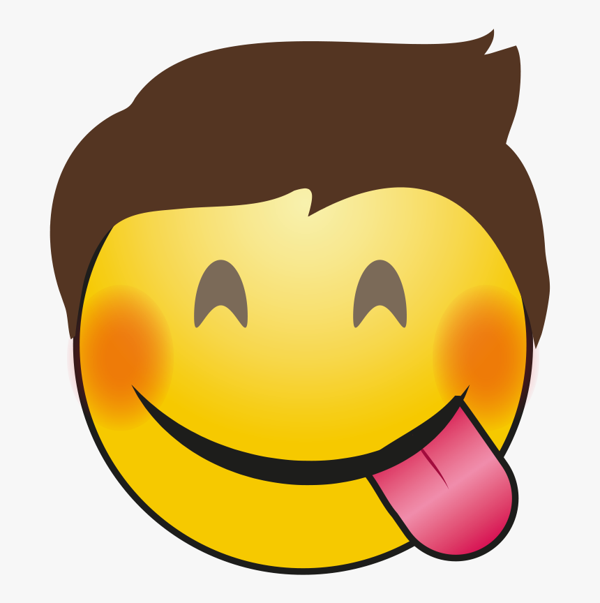 Funny Boy Emoji Png Clipart - Portable Network Graphics, Transparent Png, Free Download