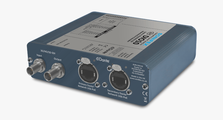 New Sdi To Dante® Embedder/de-embedder From Sonifex - Serial Digital Interface, HD Png Download, Free Download