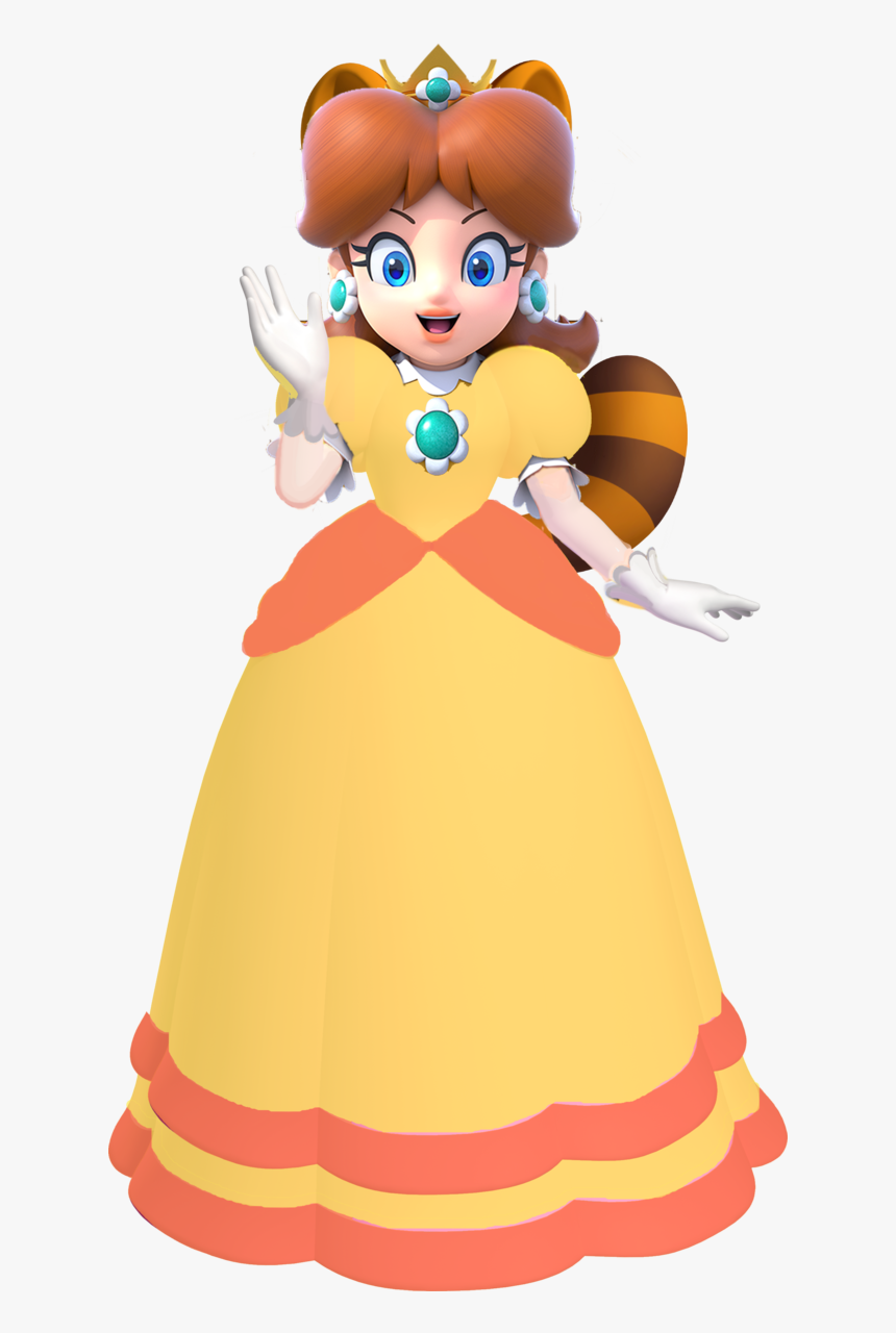 Raccoon Princess Daisy - Princess Daisy Transparent Png, Png Download, Free Download