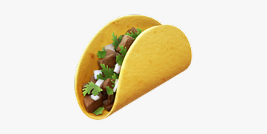 #taco #emoji #whatsapp #food #mexico #comida #mexicano - Iphone Taco Emoji, HD Png Download, Free Download