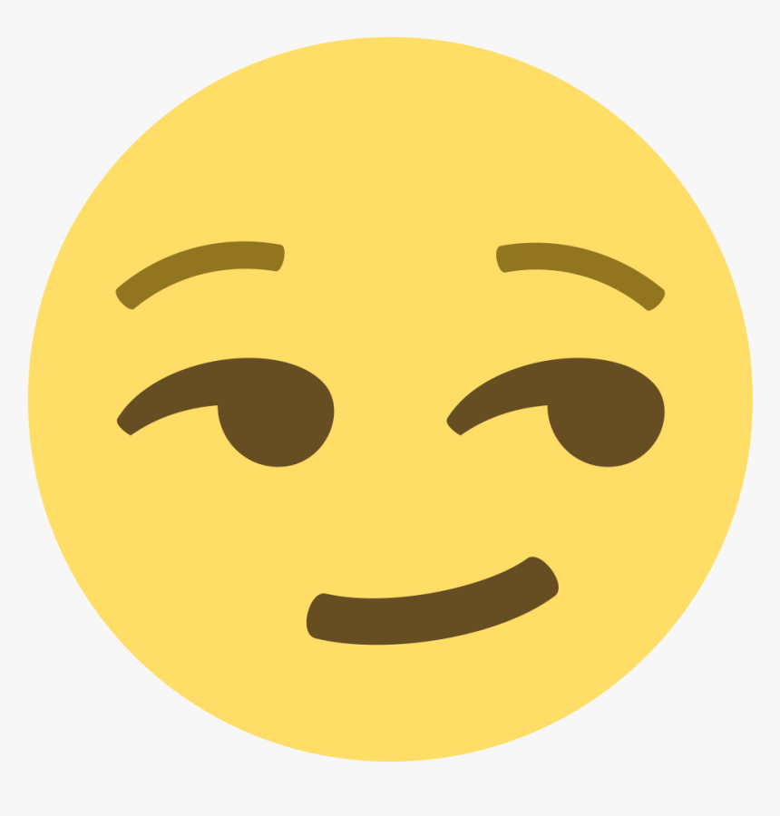 Transparent Smirk Emoji Png - Emoji Smirking Face, Png Download, Free Download