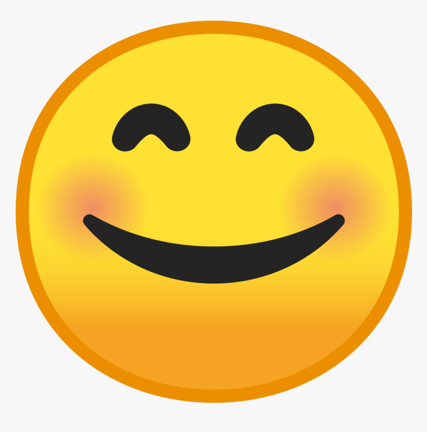 1024 X 1024 - Blush Smile Emoji, HD Png Download, Free Download