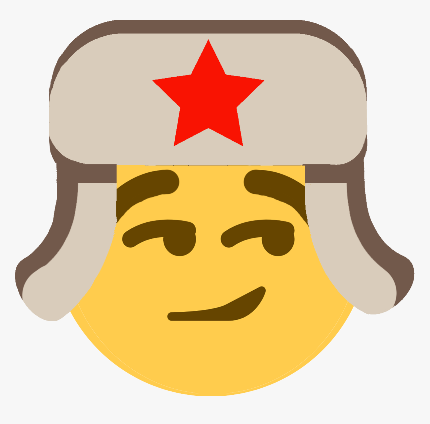 Smirk Russian Discord Emoji - Soviet Flag Emoji Discord, HD Png Download, Free Download