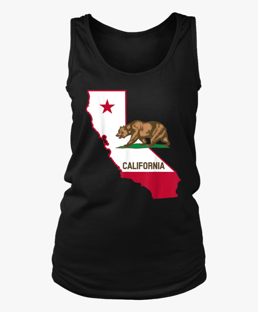 California Bear And Map T-shirt Cool Gift - Happy Birthday Black Queen October, HD Png Download, Free Download
