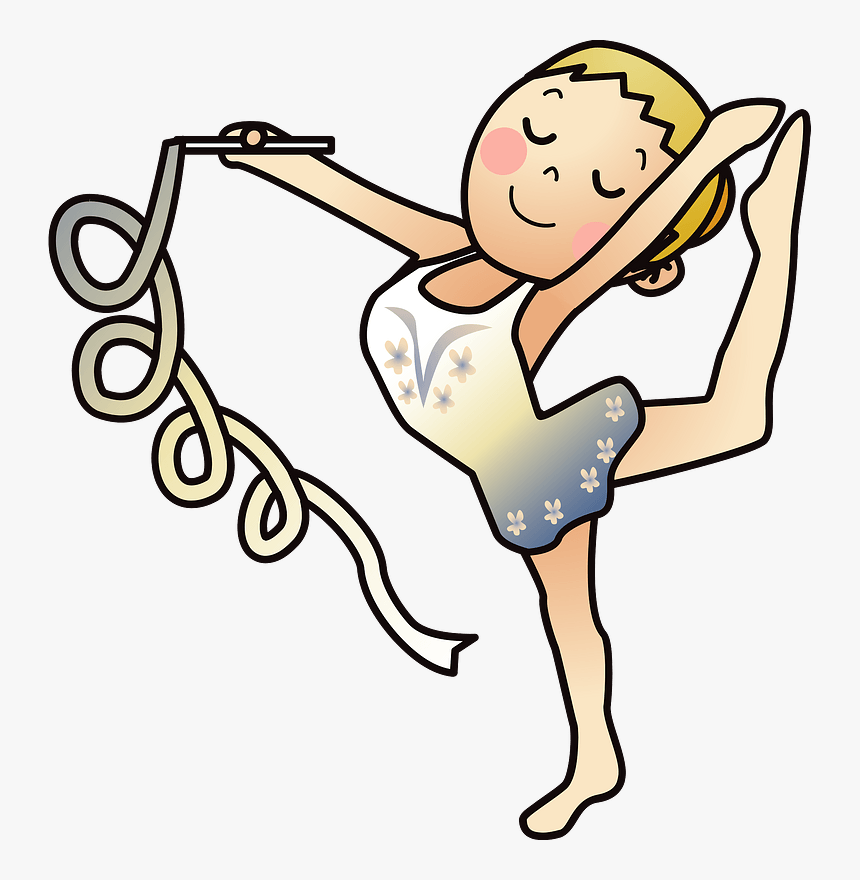 Rhythmic Gymnastics Ribbon Clipart, HD Png Download, Free Download