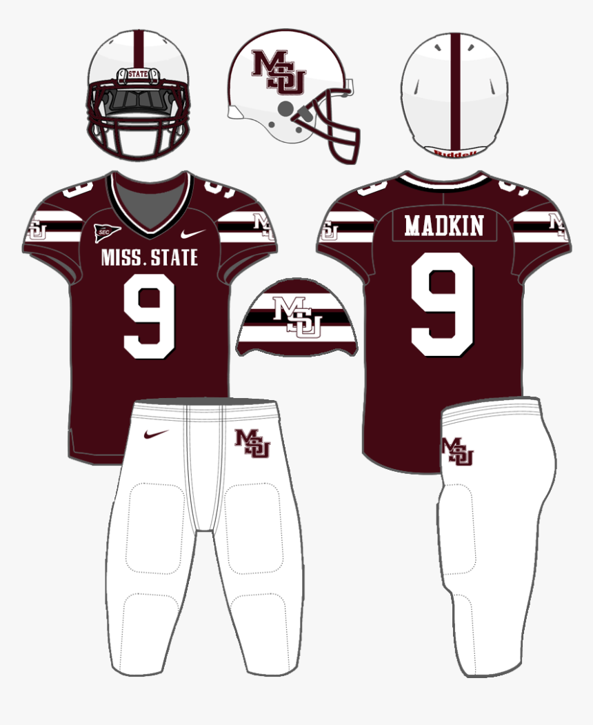 Picture - Nike Mississippi State Football Uniforms, HD Png Download, Free Download