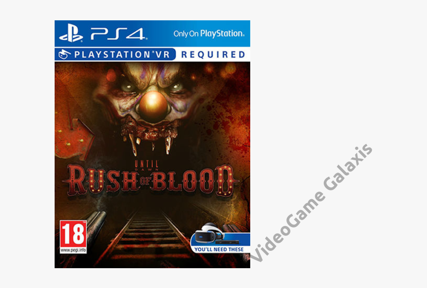 Until Dawn Rush Of Blood Ps4 , Png Download - Until Dawn Rush Of Blood, Transparent Png, Free Download