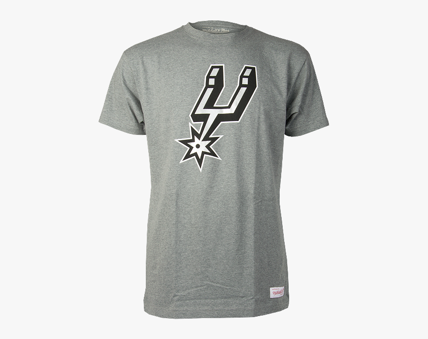 Mitchell & Ness Team Logo Majica San Antonio Spurs - T-shirt, HD Png Download, Free Download