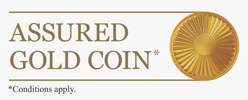 2 Gold Coins Free Tommy Hilfiger Round Analog Black - Signage, HD Png Download, Free Download