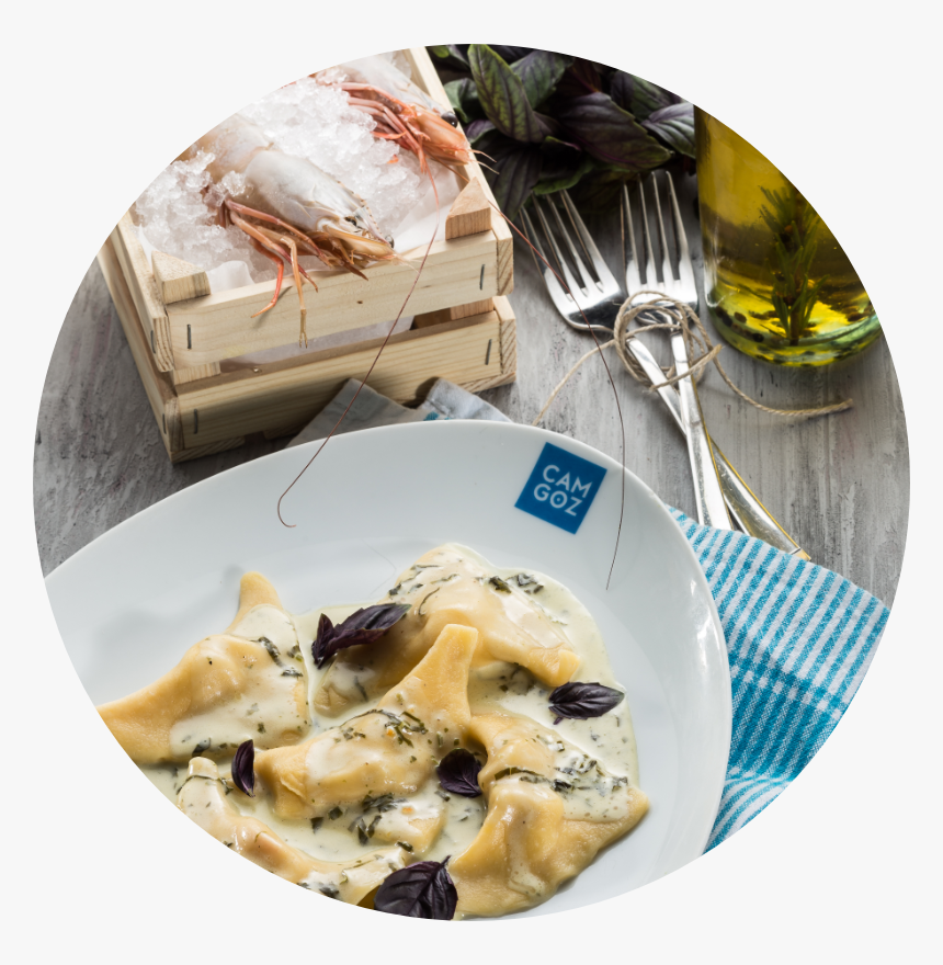 Ravioli With Shrimp - Blue Cheese, HD Png Download, Free Download