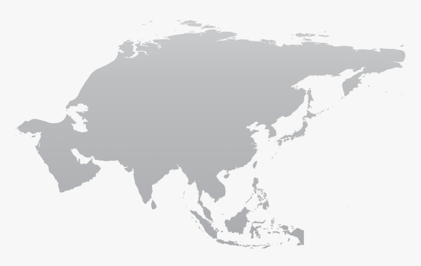 Asia - Asia Png Map, Transparent Png, Free Download