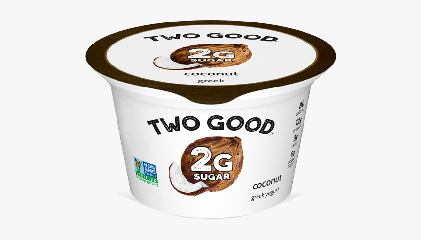 Coconut Two Good™ Greek Lowfat Yogurt With 2 Grams - Two Good Greek Yogurt, HD Png Download, Free Download