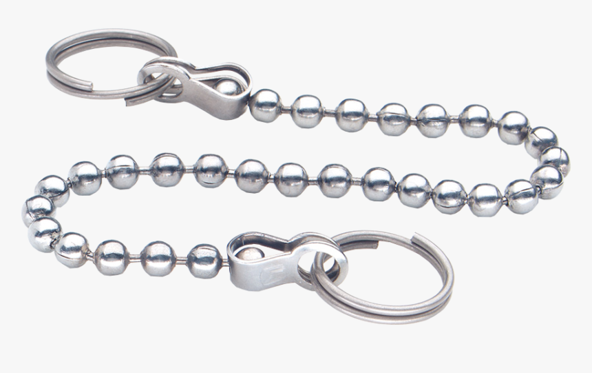 - Ball Chain W/ Two Key Rings, 24w200jc0, - Lant Cu Bile Inox, HD Png Download, Free Download