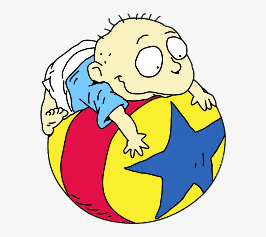 Rugrats Tommy Pickles On Ball - Ball From Rugrats, HD Png Download, Free Download