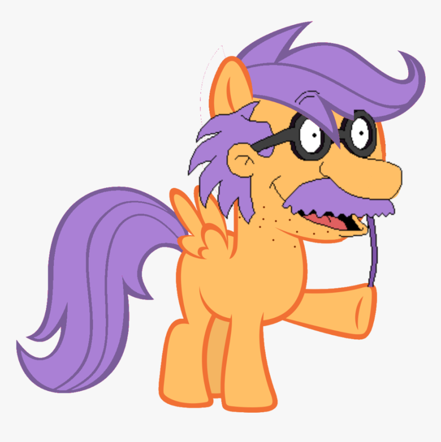 Stratolicious, Crossover, Grandpa Lou, Rugrats, Safe, - My Little Pony Scootaloo, HD Png Download, Free Download