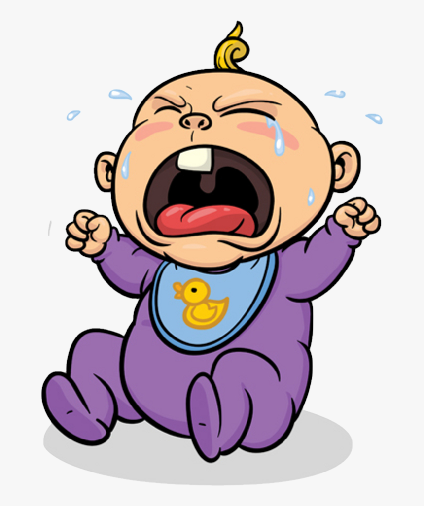 Crying Baby Cartoons Gif - Crying Baby Cartoon Gif, HD Png Download, Free Download