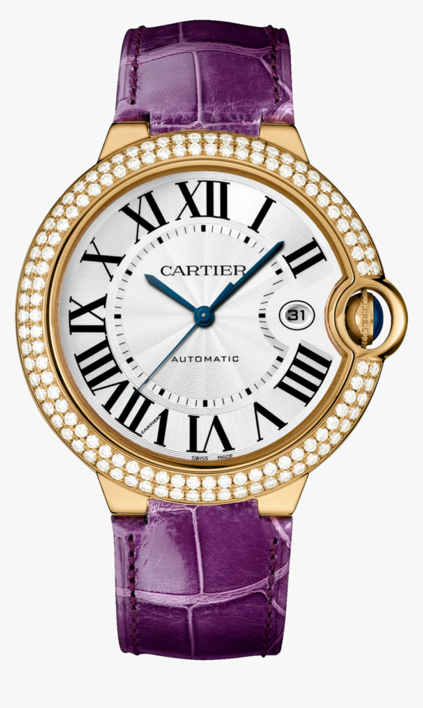 Cartier Ballon Bleu De Cartier We900851 Pink Gold Watch - Cartier Ballon Bleu We900551, HD Png Download, Free Download