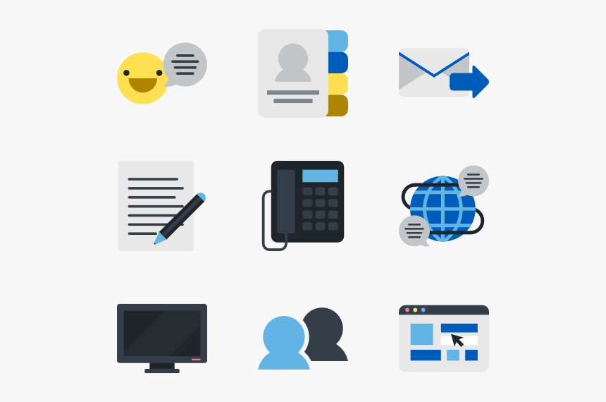 High quality - Free communications icons