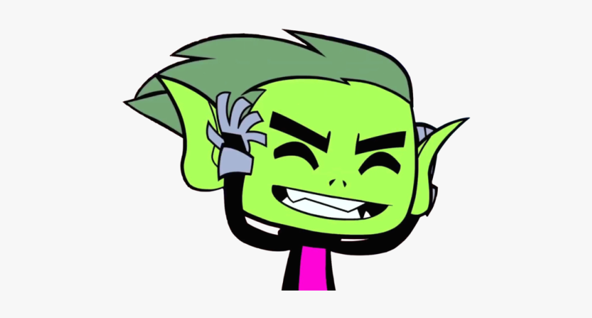 Beast Boy Looking Irritated-tgg424 - Drawing Cartoons Teen Titens, HD Png Download, Free Download