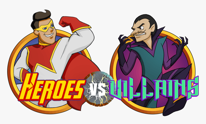 Heroes Vs Villains Bar Crawl - Hero Vs Villain Clipart, HD Png Download, Free Download