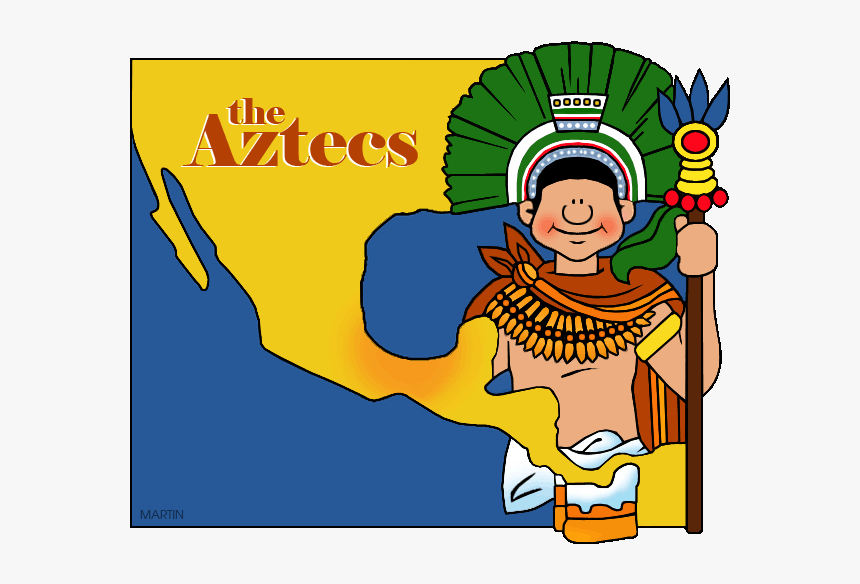 Aztecs Clip Art By Phillip Martin, Aztec Map - Aztecs Clipart, HD Png Download, Free Download