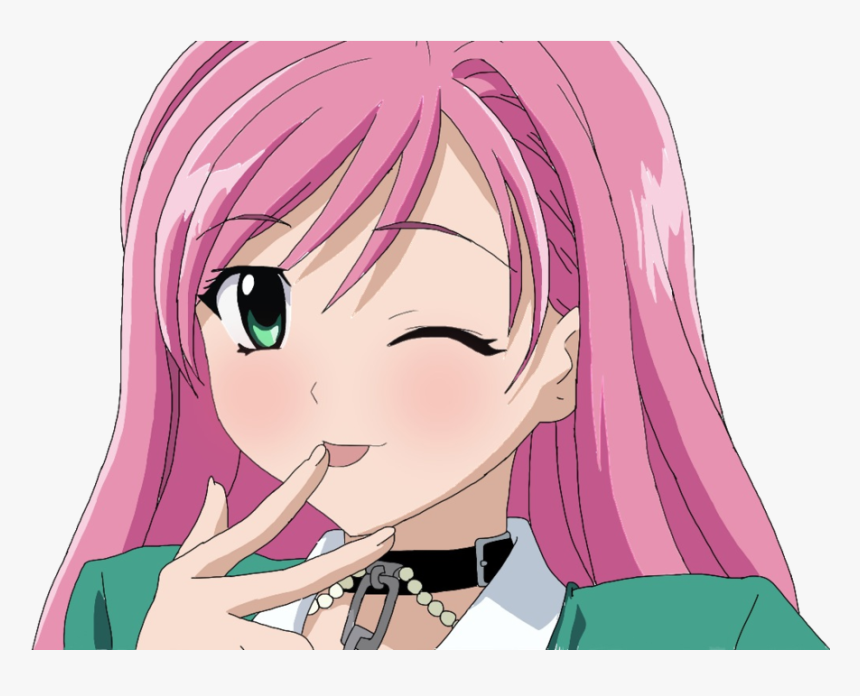 Rosario Vampire Moka Render , Png Download - Rosario Vampire Moka Cute, Transparent Png, Free Download