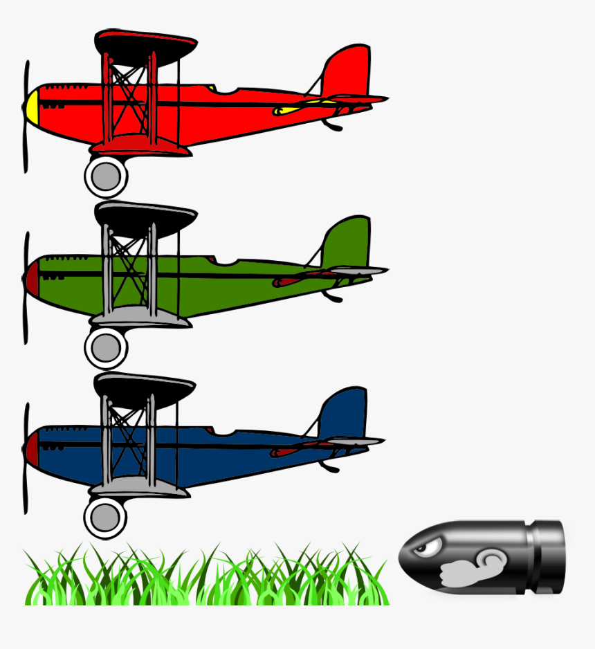 Transparent Planes Png - Bi Plane Clip Art, Png Download, Free Download