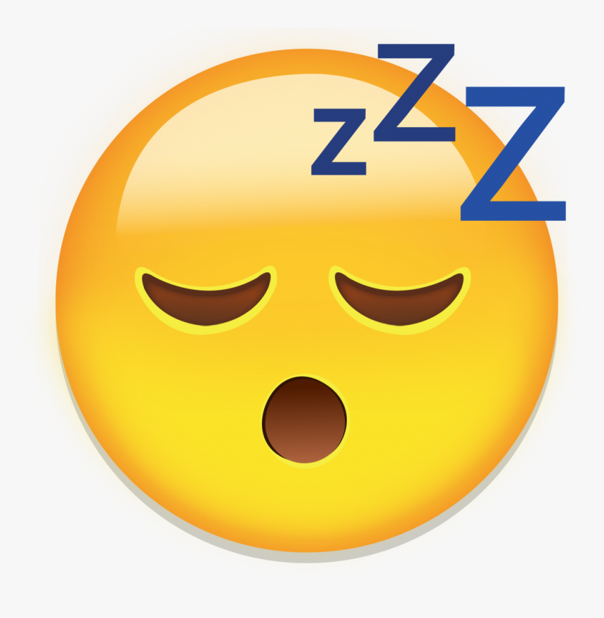 Download Emoticon Sticker Smiley Face Sleep Emoji Hq - Emoji Png Sleep, Transparent Png, Free Download