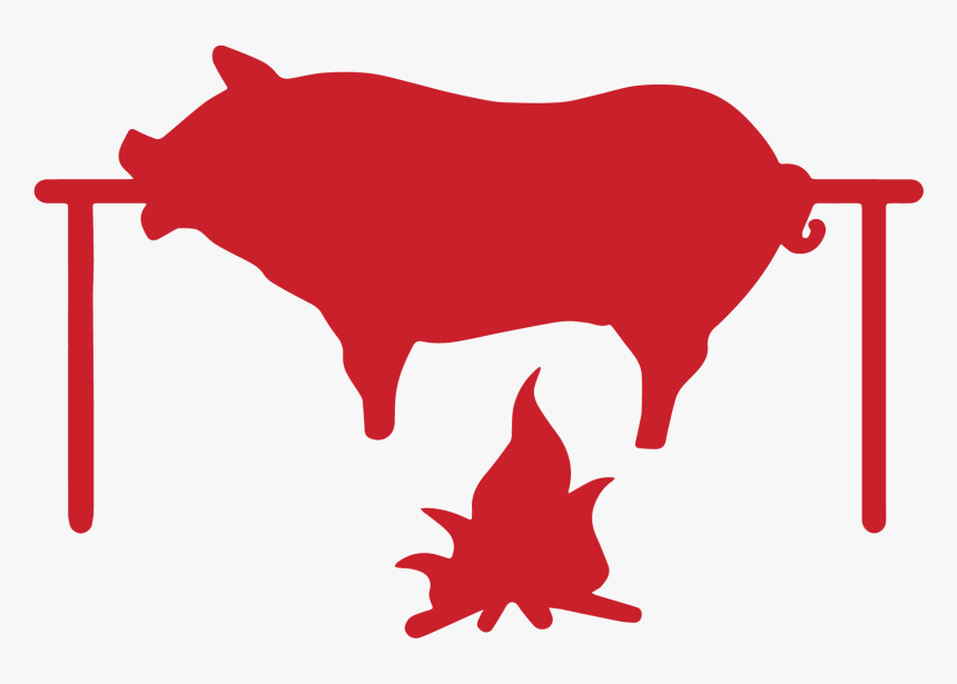 Meat On A Spit Clipart , Png Download - Roast Pig Png, Transparent Png, Free Download