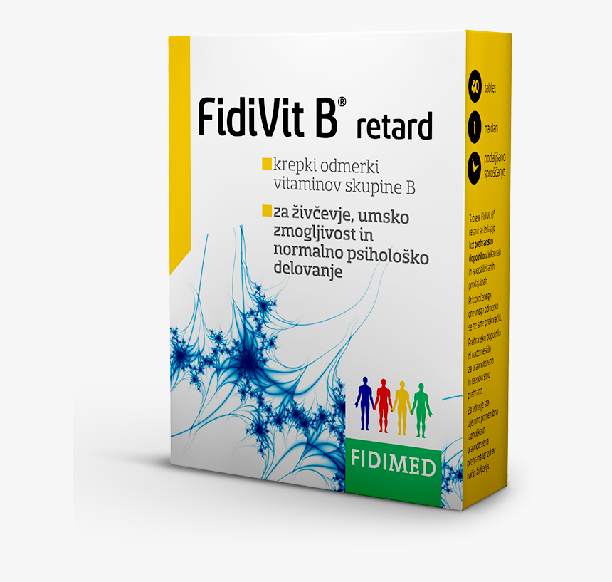 Fidivit B® Retard, 40 Kapsul - Fidimed, HD Png Download, Free Download