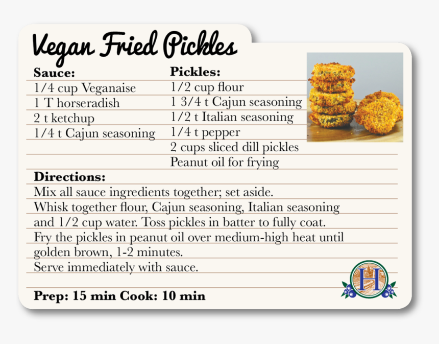 Vegan Fried Pickles - Peanut Butter Cookie, HD Png Download, Free Download