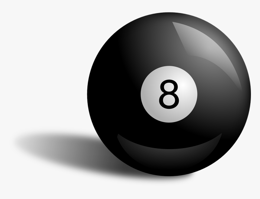 8 Pool Ball No Background, HD Png Download, Free Download
