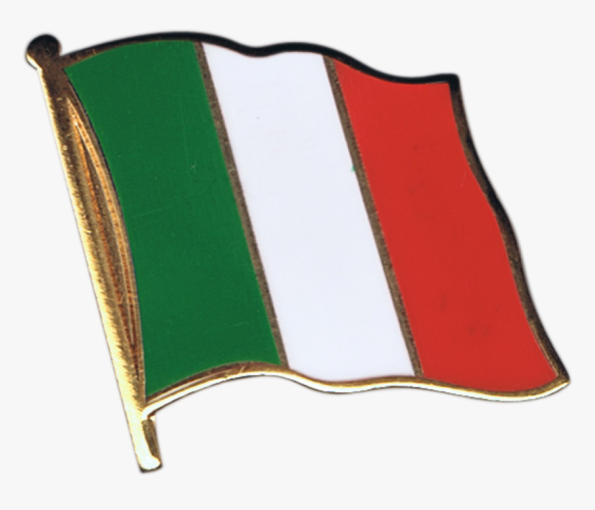 Italy Flag Pin, Badge - Mexican Flag Drawing Easy, HD Png Download, Free Download