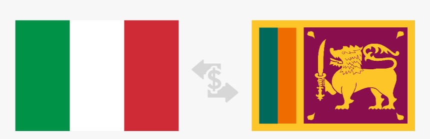 Srilanka And Italy Flag - Sri Lanka 72nd Independence Day, HD Png Download, Free Download