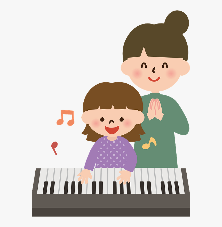 Girl Playing Piano School Clipart - Boy Playing Music Clipart, HD Png Download, Free Download