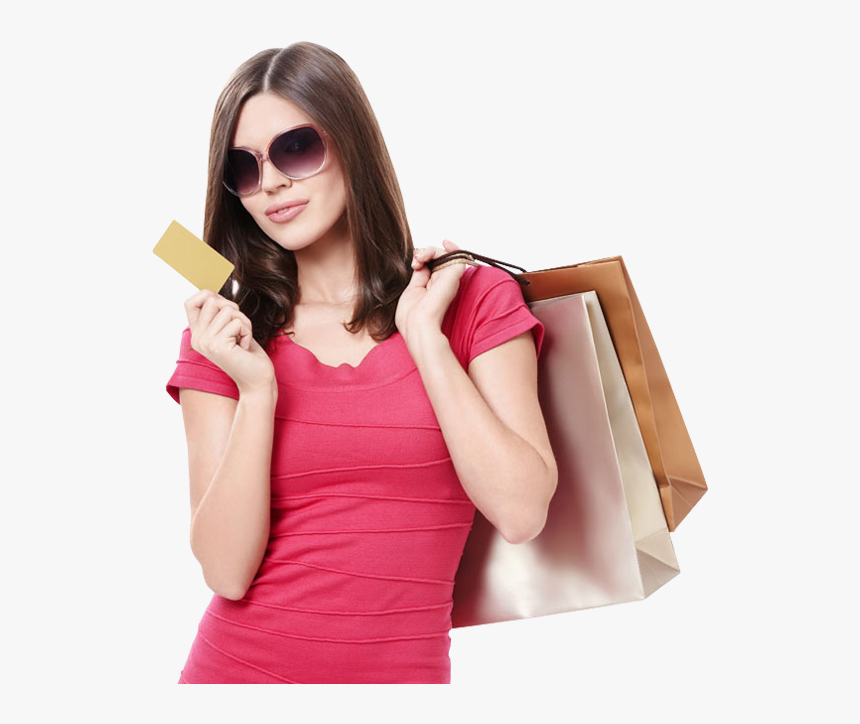 Thumb Image - Girl With Shopping Bag Png, Transparent Png, Free Download